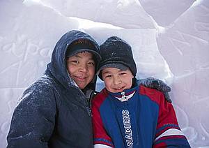 Kinder im Iglu Kinder im Iglu